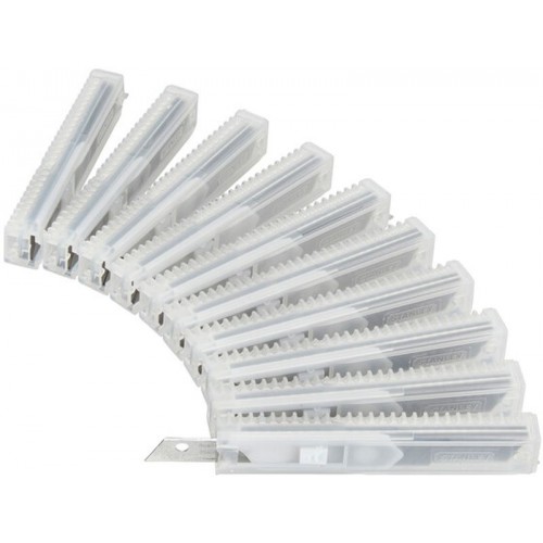 Stanley 1-11-300 Abbrechklingen 9mm, 10 x 10 Stück Stanley 1-11-300 Abbrechklingen 9mm, 10 x 10 Stück