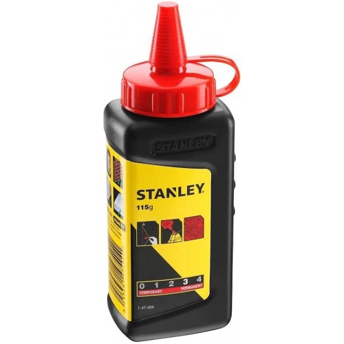 Stanley 1-47-404 Schlagschnurkreide rot 115g