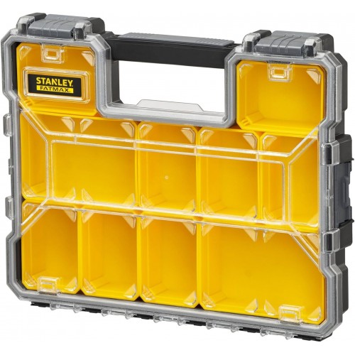Stanley 1-97-519 FatMax Professioneller flacher Organizer mit Kunststoffverschlüssen