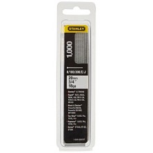 Stanley 1-SWKBN075T 20mm/3/4"/18 Tackernägel Typ 8/300/E/J, 1000 Stück