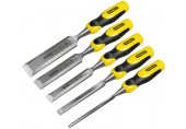 Stanley 2-16-885 DynaGrip Stechbeitel-Set, 5-teilig (6, 12, 18, 25, 32mm)