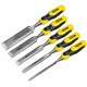 Stanley 2-16-885 DynaGrip Stechbeitel-Set, 5-teilig (6, 12, 18, 25, 32mm)