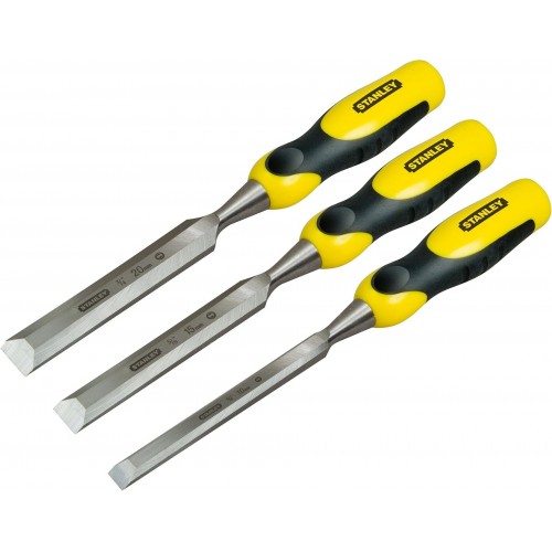 Stanley 2-16-887 DynaGrip Stechbeitel-Set, 3-teilig (10, 15, 20mm) Stanley 2-16-887 DynaGrip Stechbeitel-Set, 3-teilig (10, 15, 20mm)