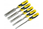 Stanley 2-16-888 DynaGrip Stechbeitel-Set, 5-teilig (6, 10, 15, 20, 25mm)