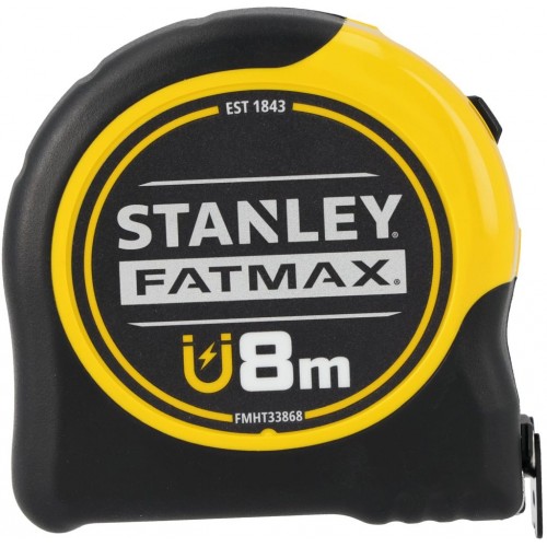 Stanley FMHT0-33868 FatMax BladeArmor Bandmaß mit Magnethaken 8 m/32 mm