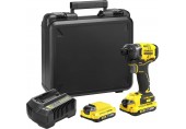 Stanley SFMCF820D2K FatMax V20 Schlagschrauber Bürstenlos 1/4" (18V/2x2,0Ah), Koffer