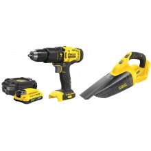 Stanley SFMCK219D1 FatMax V20 Schlagbohrschrauber und Staubsauger (18V/1x2,0Ah)