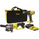 Stanley SFMCK471D2S FatMax V20 Akku-Bohrschrauber + Winkelschleifer (18V/2x2,0Ah), Tasche