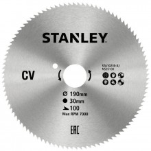 Stanley STA10230-XJ Kreissägeblatt 190x30mm, 100 Zähne