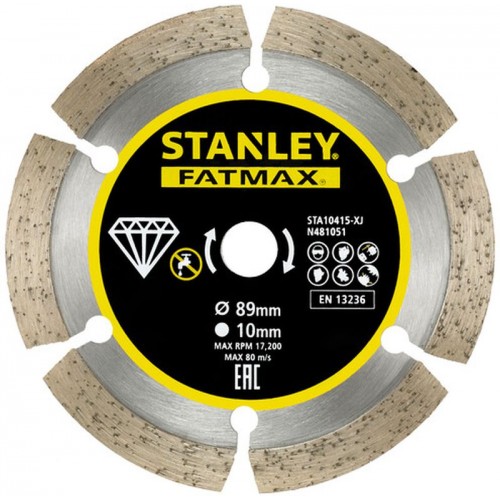 Stanley STA10415 FatMax Diamanttrennscheibe 89x10mm Stanley STA10415 FatMax Diamanttrennscheibe 89x10mm