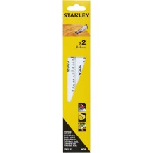 Stanley STA21182-XJ HCS-Sägeblätter für Äste, Länge 240mm, 2 Stück