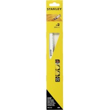 Stanley STA21252-XJ HCS-Sägeblätter für Holz und Kunststoff, Länge 305mm, 2 Stück