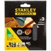 Stanley STA39257-XJ Schleifgitter für Exzenterschleifer 125mm, P120, 3 Stück