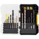Stanley STA88561 FatMax 14-teiliges Bohrer-Set (HSS-Bohrer, Steinbohrer und Holzbohrer)