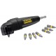 Stanley STA88582-XJ Winkelvorsatz mit 9-teiligem Bit-Set 25mm