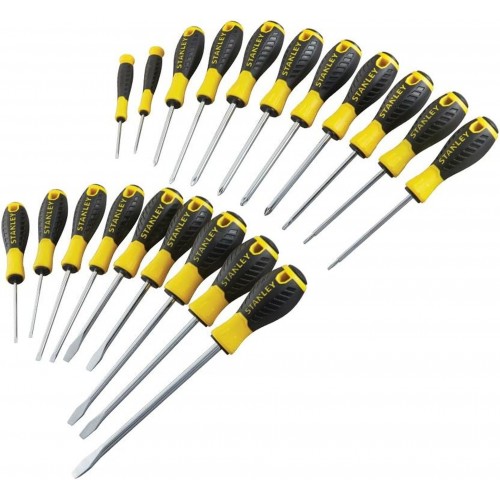 Stanley STHT0-60213 Essential Schraubendreher-Set, 20-teilig Stanley STHT0-60213 Essential Schraubendreher-Set, 20-teilig