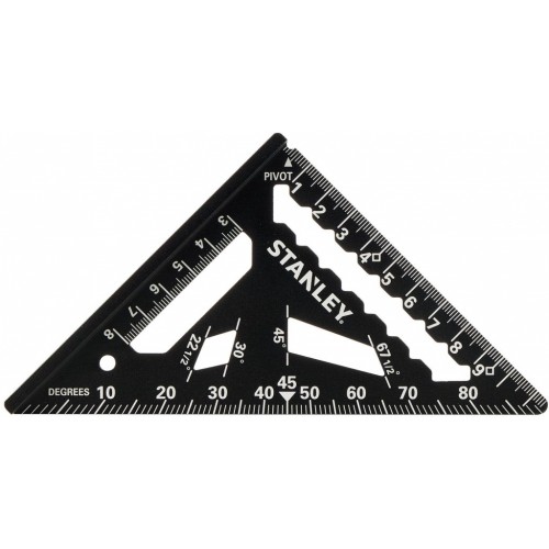 Stanley STHT46100-0 Anschlagwinkeldreieck aus Aluminium 110mm Stanley STHT46100-0 Anschlagwinkeldreieck aus Aluminium 110mm