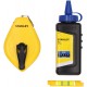 Stanley STHT47113-0 Schlagschnur Kunststoff 30m mit blauer Kreide und Schnurwasserwaage