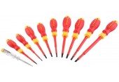 Stanley STHT60032-0 VDE-Schraubendreher-Satz (Schlitz+PZ+PH+Tester), 10-teilig
