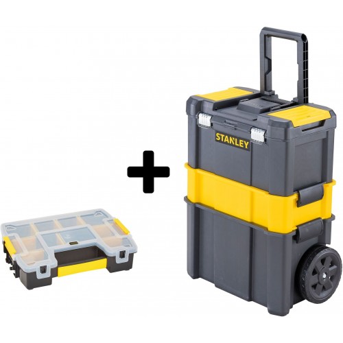 Stanley STST1-81320 Rollende Werkzeugbox + Organizer