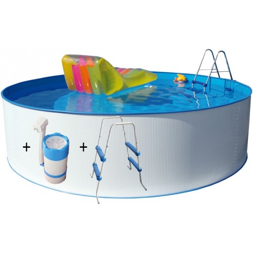 STEINBACH Stahlwandpool Set New Splasher 011000+Sandfilteranlage