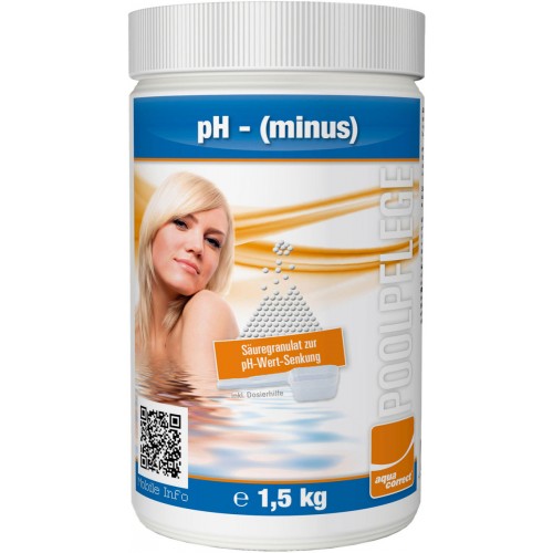 STEINBACH pH-Minus Granulat 1,5 kg Aqua Aquacorrect 070160