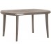 CURVER ELISE Gartentisch 137 x 90 x 73 cm, cappuccino 17180054