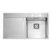ALVEUS Stylux 50 F Küchenspüle, Edelstahl, 860 x 510 mm, rechts 1084294