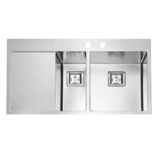 ALVEUS Stylux 60 F Küchenspüle, Edelstahl, 860 x 510 mm, rechts 1084296 ALVEUS Stylux 60 F Küchenspüle, Edelstahl, 860 x 510 mm, rechts 1084296