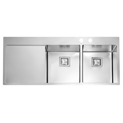 ALVEUS Stylux 70 S Küchenspüle, Edelstahl, 1160 x 510 mm, rechts 1084421