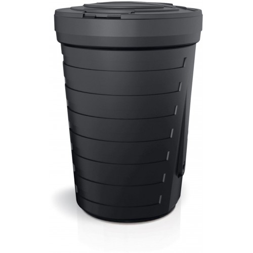 Prosperplast RAINCAN Regenwassertonne Wassertank 210l, schwarz IDRA210-S411