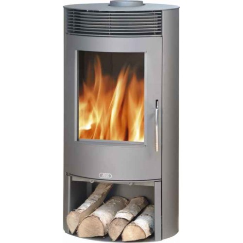 ABX Tartu 7 Holzkaminofen,, schwarzes Blech + Cream 46477CC