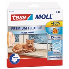 Tesamoll® Premium Flexible Silikondichtung 6m transaparent 05417