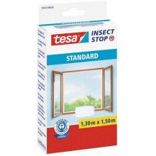 TESA Insect Stop Fliegennetz für Fenster STANDARD, weiß 1,3m x 1,5m 55672-20