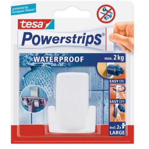 TESA Powerstrips® Waterproof Rasiererhalter Wave 59703