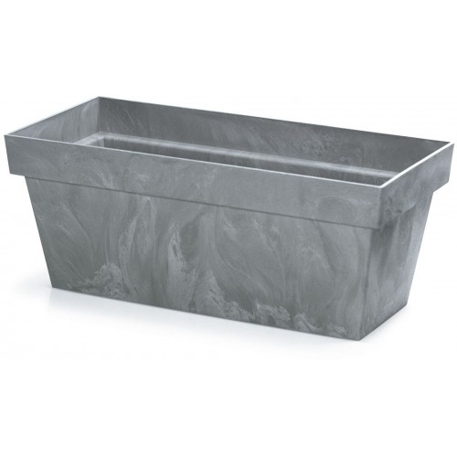 Prosperplast CUBE CASE BETON EFFECT Blumenkasten 39,2x18,2x16cm, marengo DCUC400E-425U