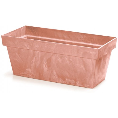 Prosperplast CUBE CASE BETON EFFECT Blumenkasten 58,7x26,4x23,6cm, terracotta DCUC600E-R62