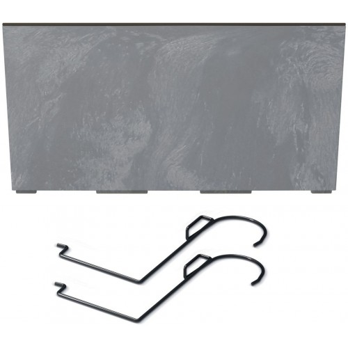 Prosperplast URBI CASE BETON Effect W Blumenkasten, 58x18x20cm, Marengo DUC600EW