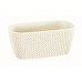 Prosperplast SPLOFY CASE Blumenkasten 29,7x14,5x13,3 cm, creme DSPC300-CY728