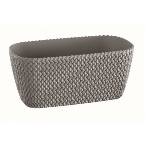 Prosperplast SPLOFY CASE Blumenkasten 39,7x18x14,5 cm, steingrau DSPC400-405U