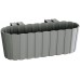 PROSPERPLAST BOARDEE HOOK Reling Blumenkasten 38,3x21,2x13 cm, steingrau DDECZ400-405U