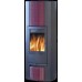 ABX TURKU Holz-Kaminofen mit Wärmetauscher, bordeaux