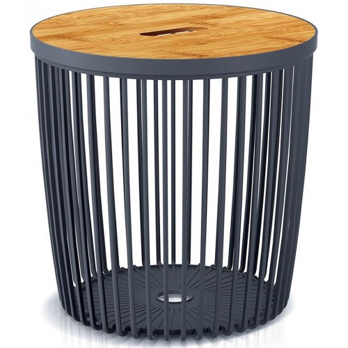 Prosperplast CLUBO praktischer Beistelltisch / Korb 33,5cm, Anthrazit ICLU25T