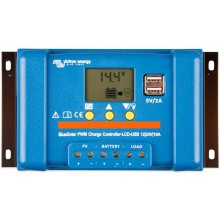 Victron Energy BlueSolar PWM-LCD&USB Lederegler (12/24V-10A) SCC010010050