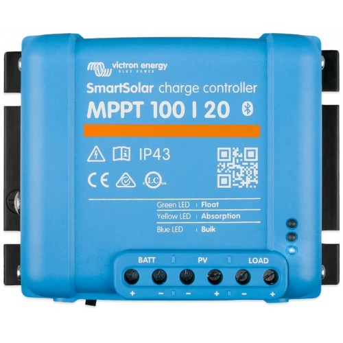 Victron Energy SmartSolar MPPT 100/20 Lederegler (12/24/48V - 20A) SCC110020160R