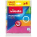 VILEDA Allzwecktuch Microfaser Colors 4er 151502