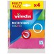 VILEDA Allzwecktuch Microfaser Colors 4er 151502