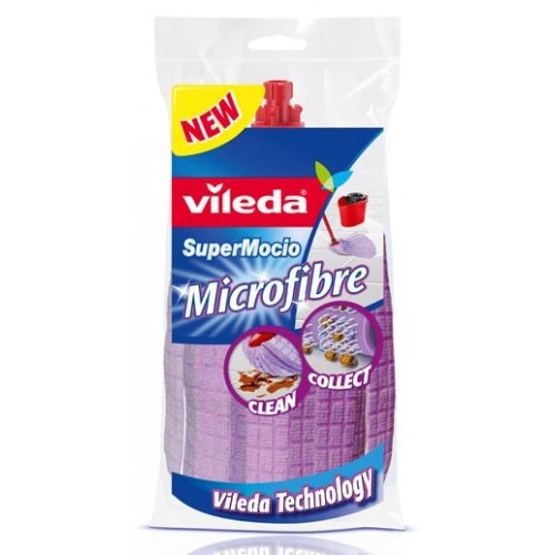 VILEDA SuperMocio Microfibre Wischmop Ersatz 142050 VILEDA SuperMocio Microfibre Wischmop Ersatz 142050