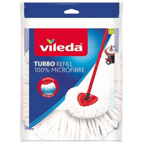 VILEDA Easy Wring and Clean Turbo Wischmop Ersatzkopf Classic 134302