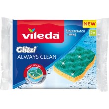 VILEDA Glitzi Always Clean viskoser Schwamm 2 Stück 168528